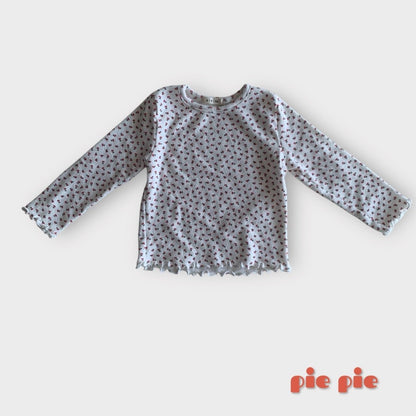 【予約】ベリーベリーアイレットTシャツ / pie (XS-XL)