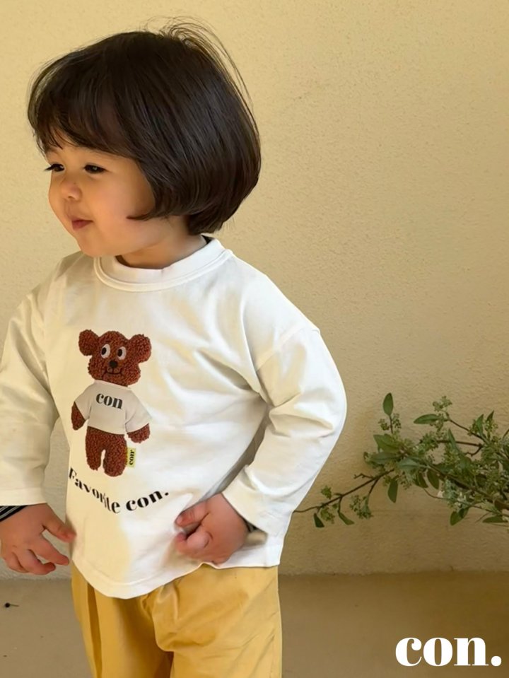 【予約】ベアTシャツ / con. (XXS-M)