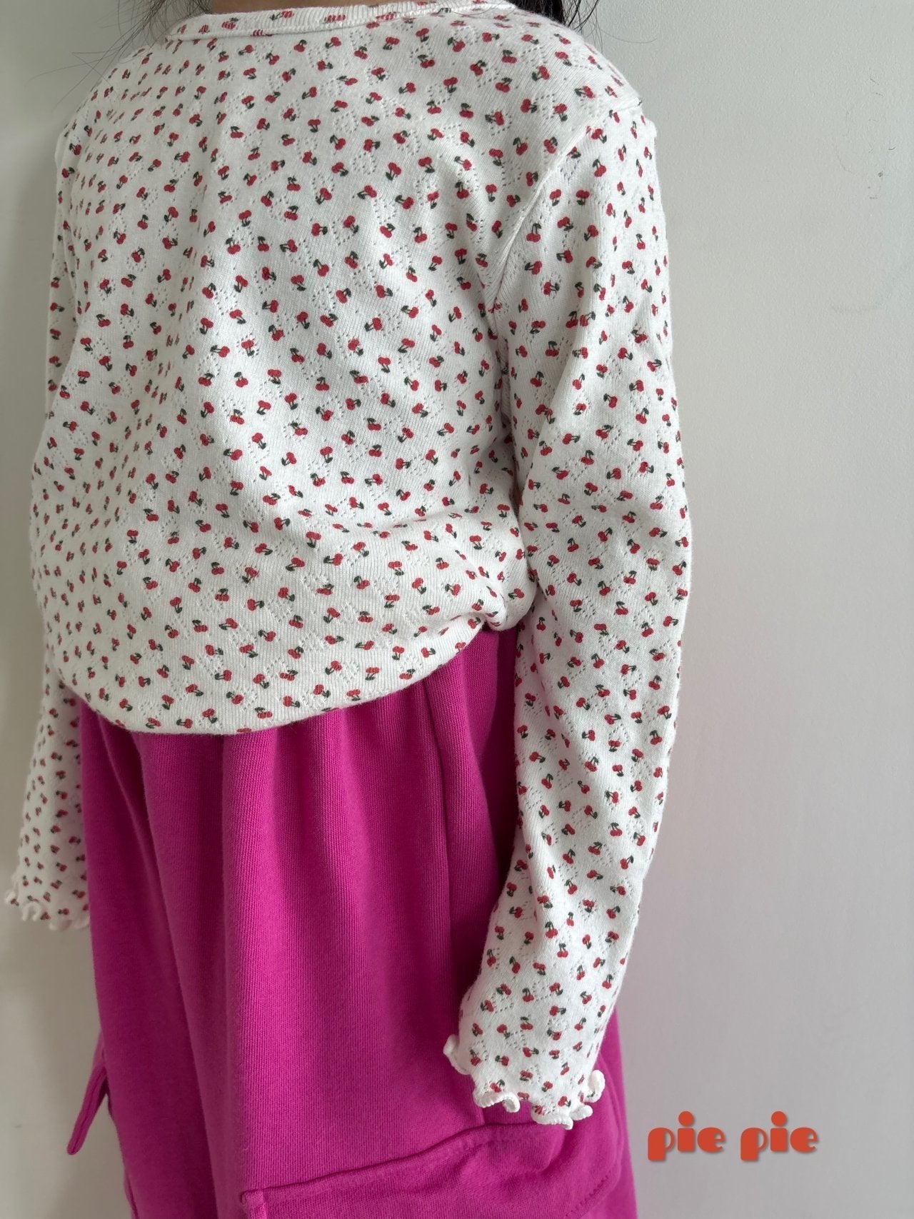 【予約】ベリーベリーアイレットTシャツ / pie (XS-XL)