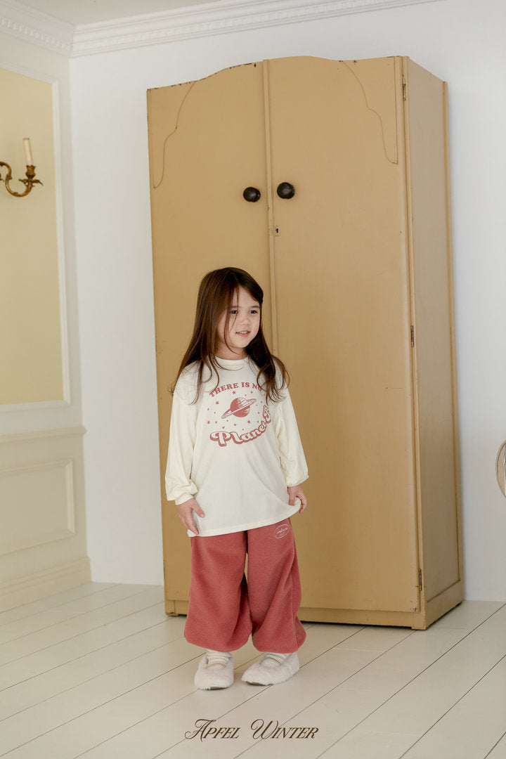 【予約】soft fleece jogger pt / apfel (S-JL)달콤솜조거