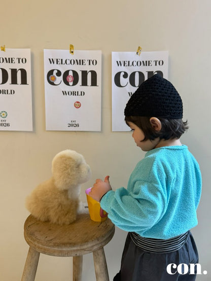 【予約】v 刺繍ニットトップス / con. (XXS-M)