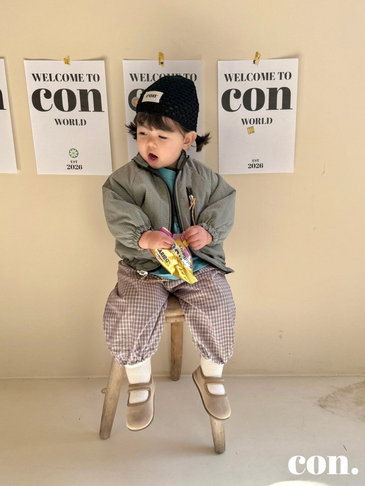 【予約】チェックパンプキンパンツ / con. (XXS-M)