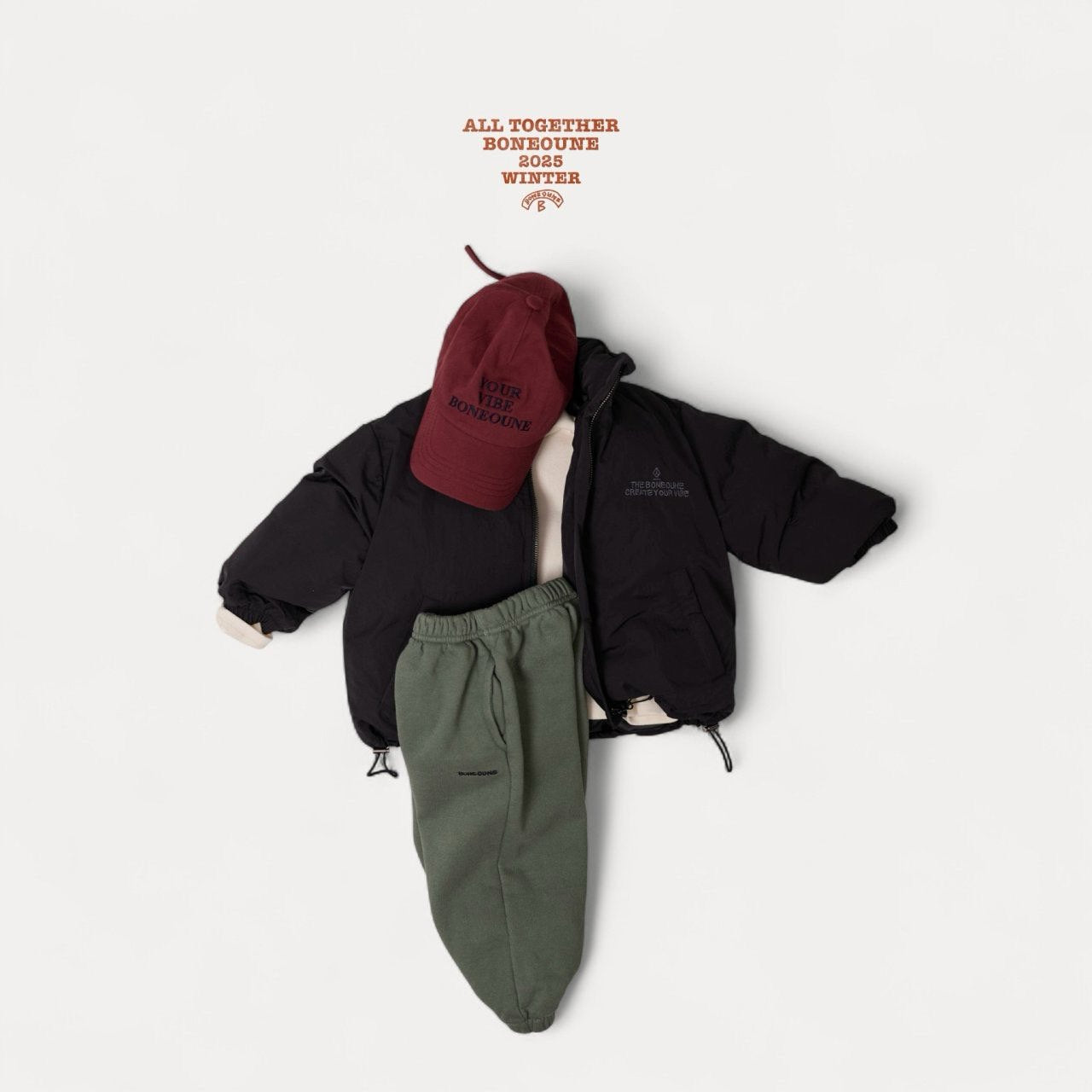 【予約】achieve duck down jacket / boneoune (XS-JL)