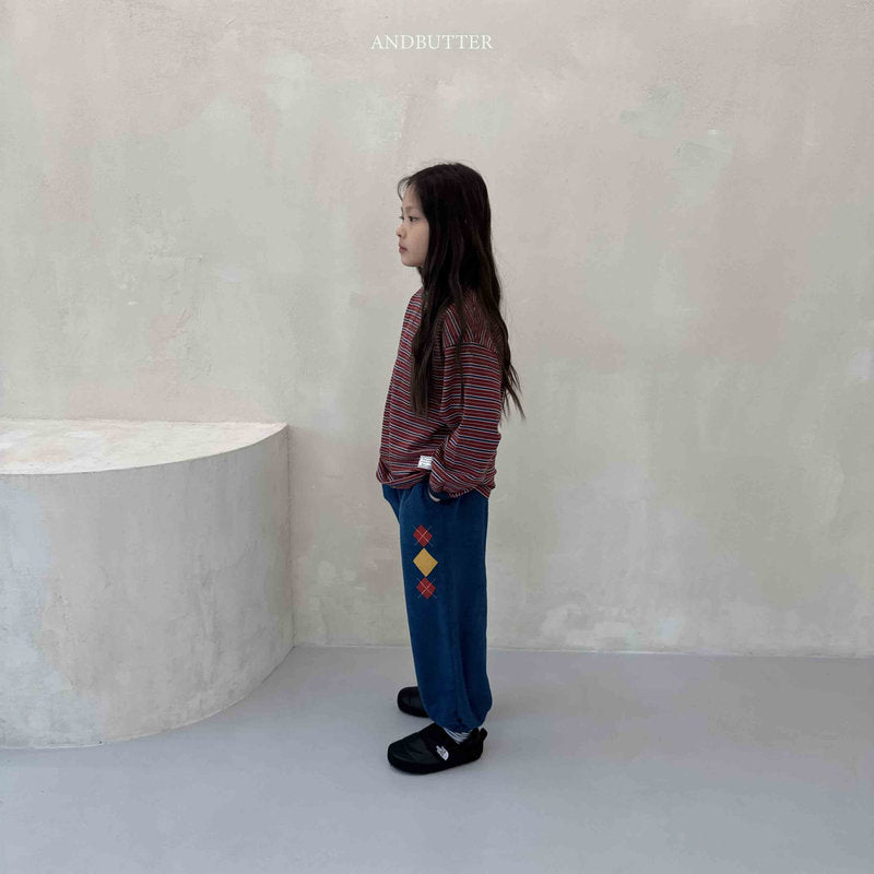 【予約】Hazel color Tee  / andbutter