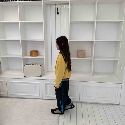 【予約】ダブルラインパンツ / andbutter(S-JM)투라인 절개