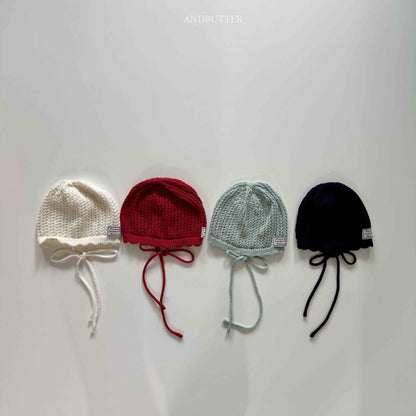 【予約】Croche Color beanie  / andbutter