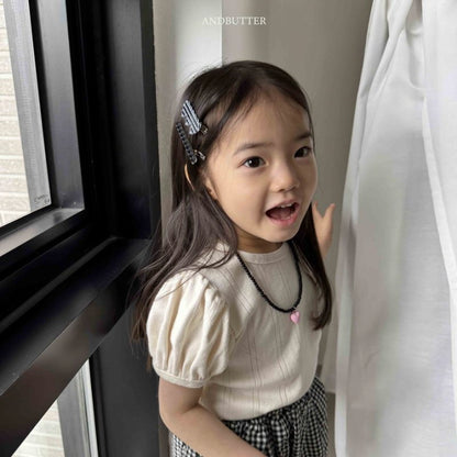 【予約】Eyelet puff T / andbutter(S-JM)