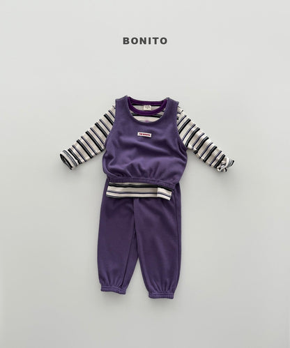 【予約】heart button T / bonito (12M-JM)