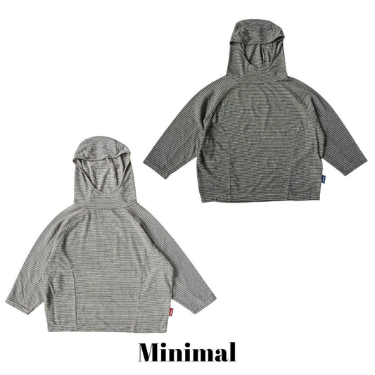 【予約】stripe hood T / minimal (S-JM）