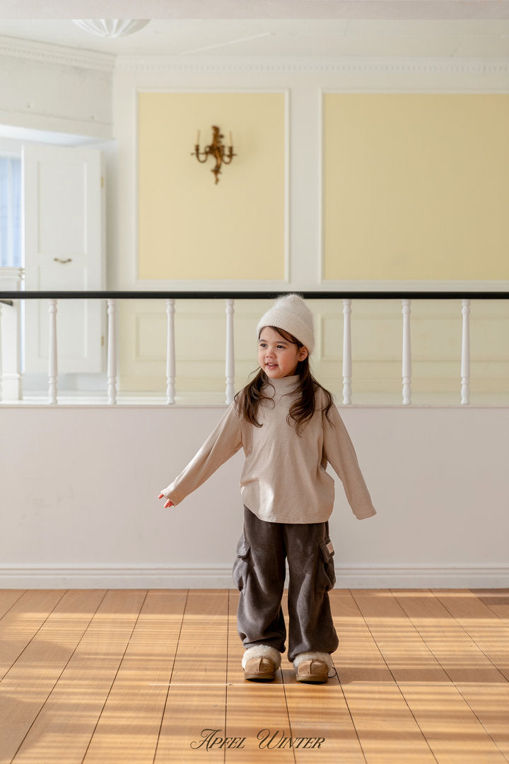 【予約】poson cargo pants  / apfel (S-JL)뽀송카고