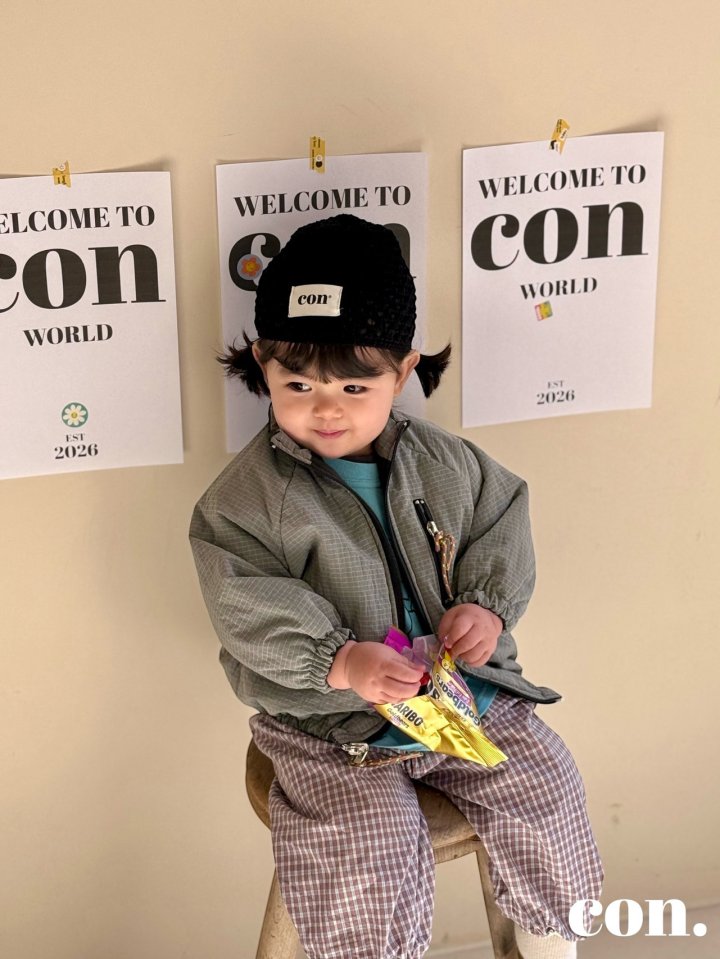 【予約】チェックパンプキンパンツ / con. (XXS-M)