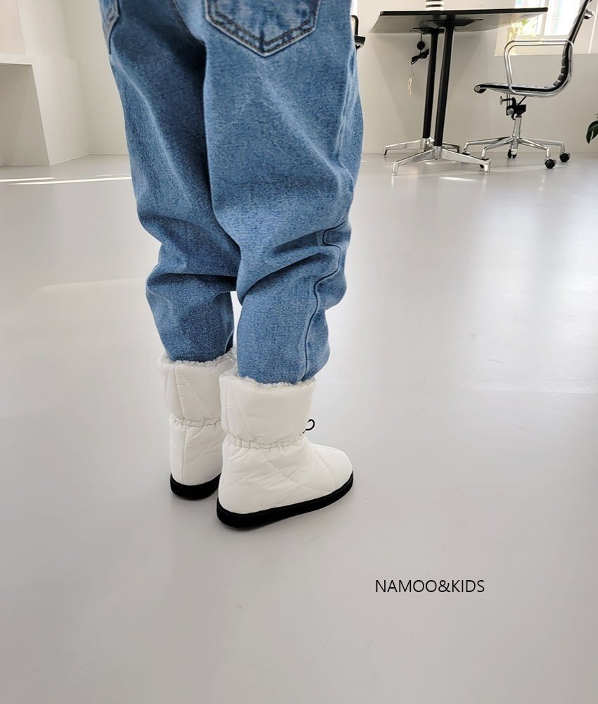 【予約】cream padding boots  / namoo  N-008