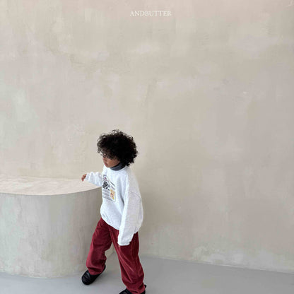 【予約】Love Ring Corduroy Pants  /  andbutter (S-JM)