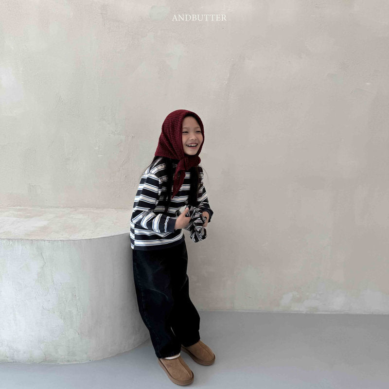 【予約】Modern Curved Denim  /  andbutter (S-JM)