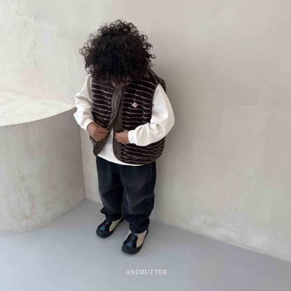 【予約】Reversible ST Dumble Vest  /  andbutter (S-JM)