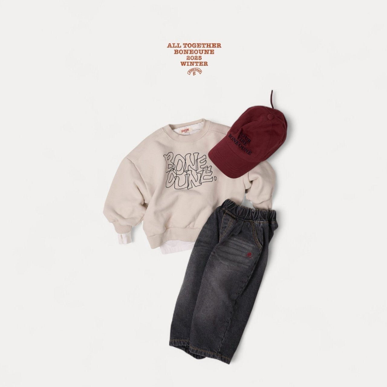 【予約】graphicembroidery mtm  / boneoune (XS-JL)