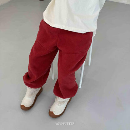 【予約】Fleece  Line Jogger Pants / andbutter(S-JM)