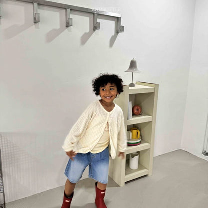 【予約】Light cardigan / andbutter(S-JM)