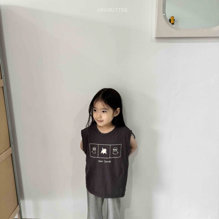 【予約】 Summer happy sleeveless / andbutter(S-JM)