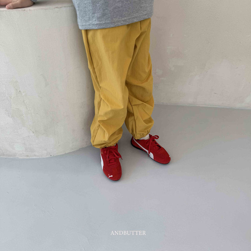 【予約】Anorak Bonding Pants  /  andbutter (S-JM)
