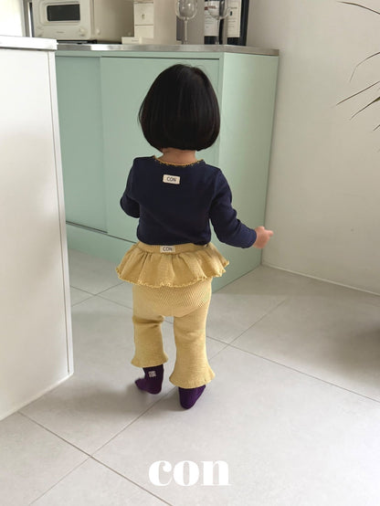 【予約】frill leggings /  con콘쫀쿠