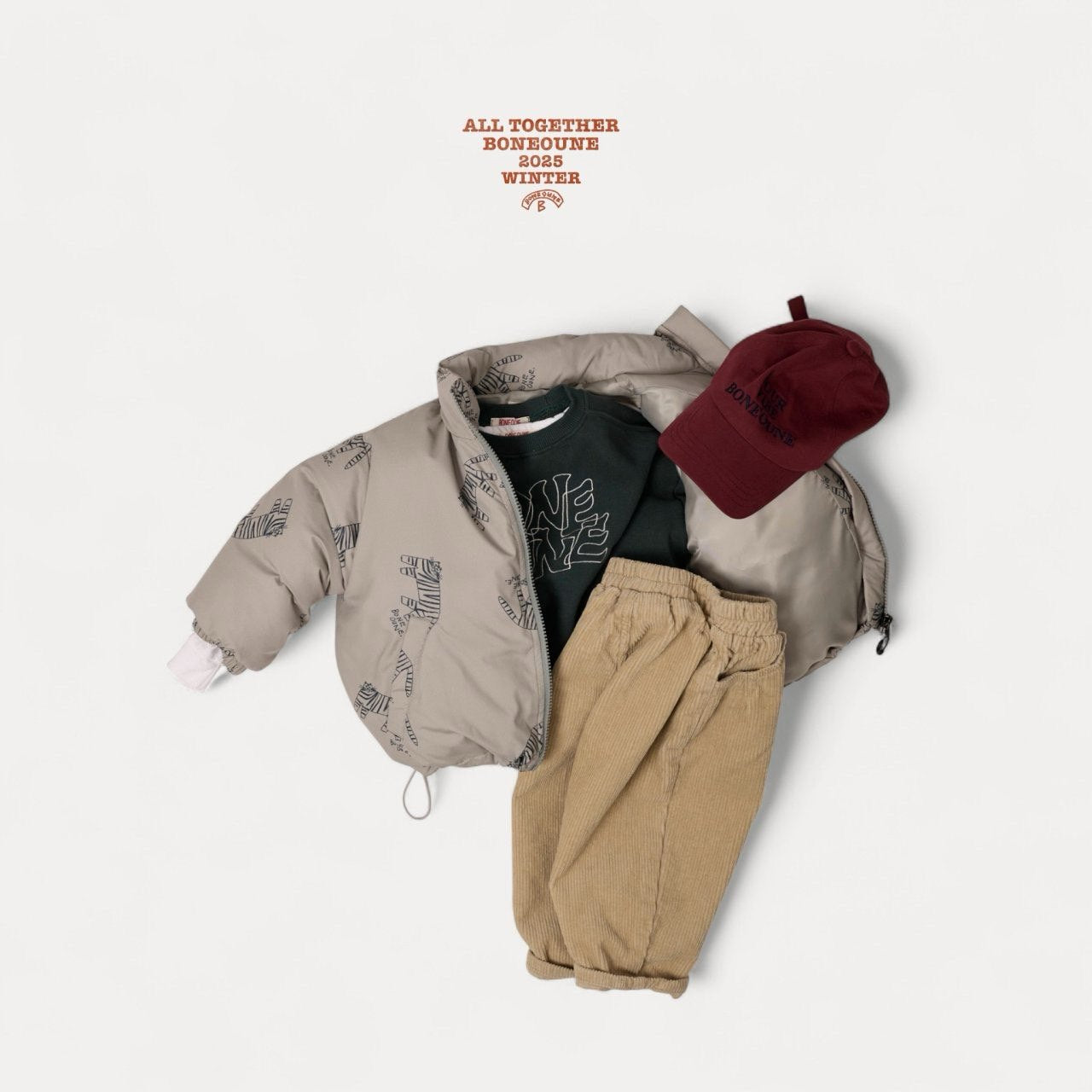 【予約】graphicembroidery mtm  / boneoune (XS-JL)