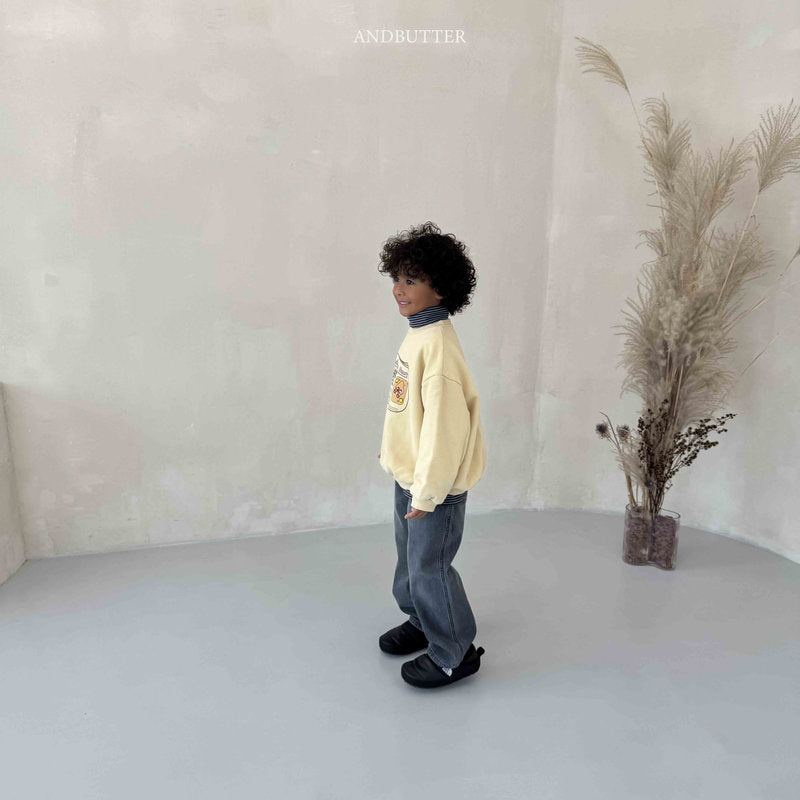 【予約】Ribby Black Pants  /  andbutter (S-JM)