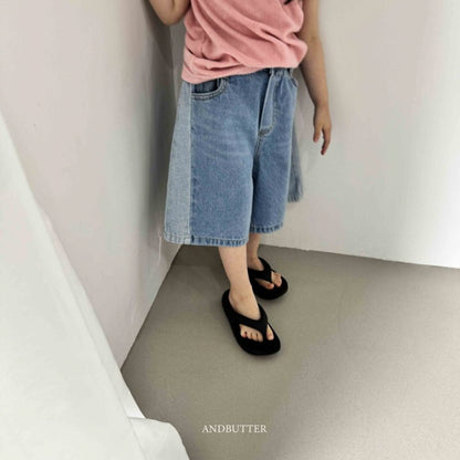 【予約】Cat Bermuda Denim / andbutter(S-JM)