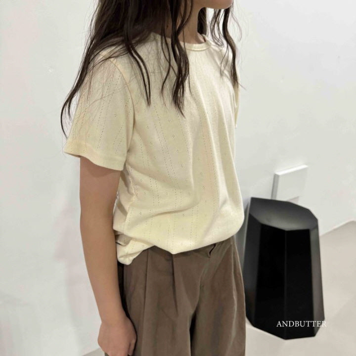 【予約】Back point T/ andbutter(S-JM)
