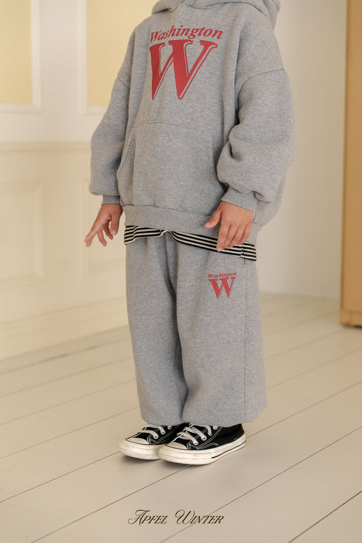 【予約】W jogger pt / apfel (S-JL)