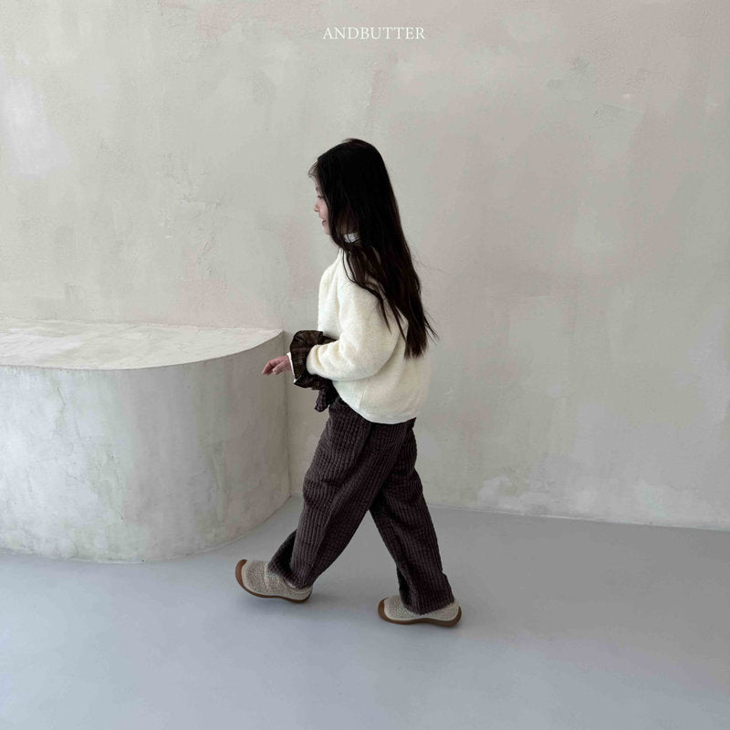 【予約】Creamy Cardigan  /  andbutter (S-JM)