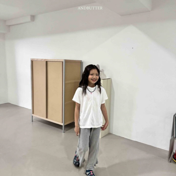 【予約】Dot frill pants / andbutter(S-JM)