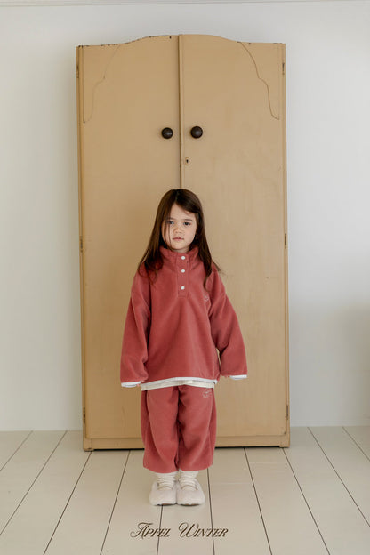 【予約】soft fleece jogger pt / apfel (S-JL)달콤솜조거