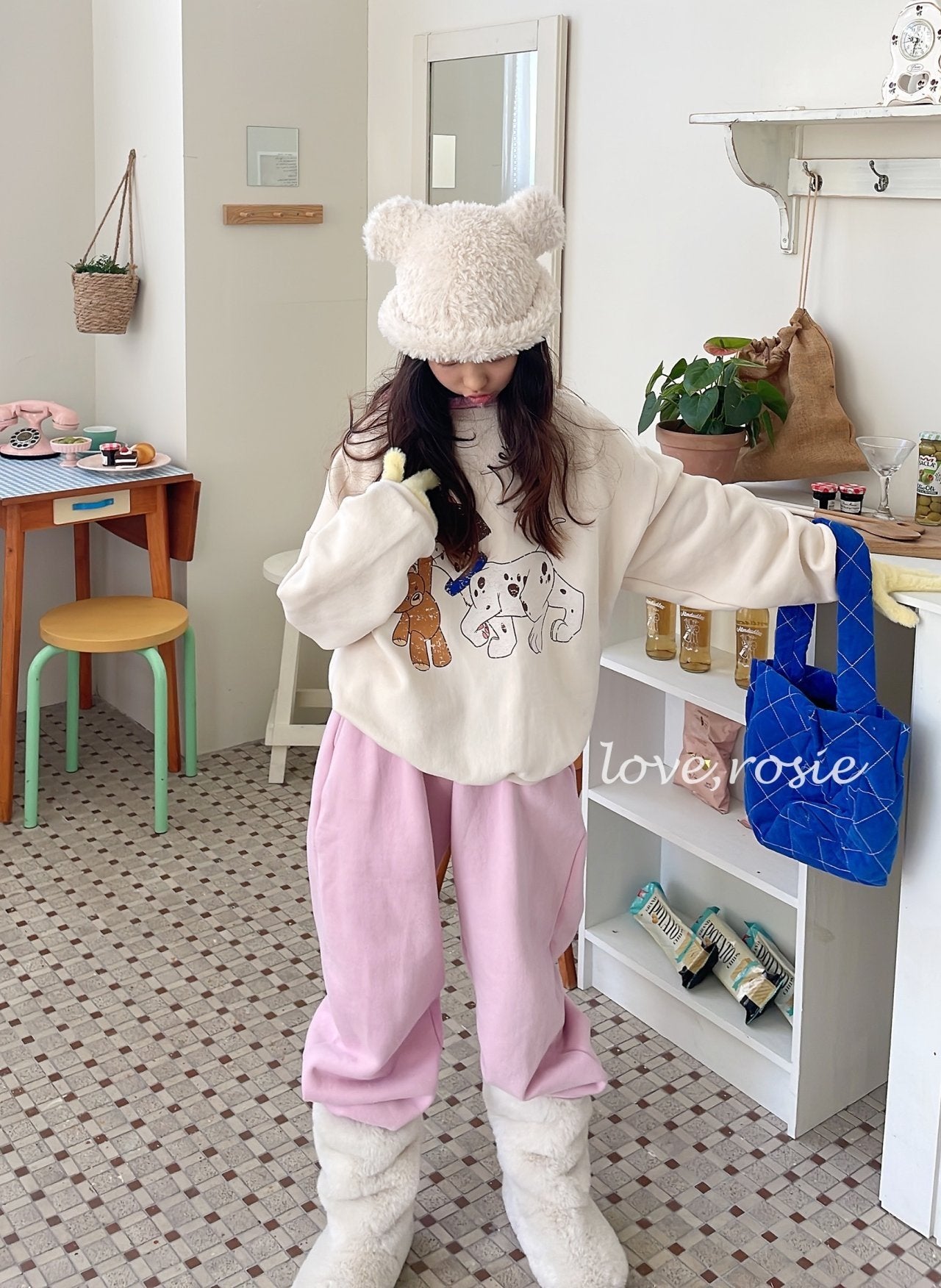 【予約】dalmatian mtm / love rosie (L-3XL, adult)