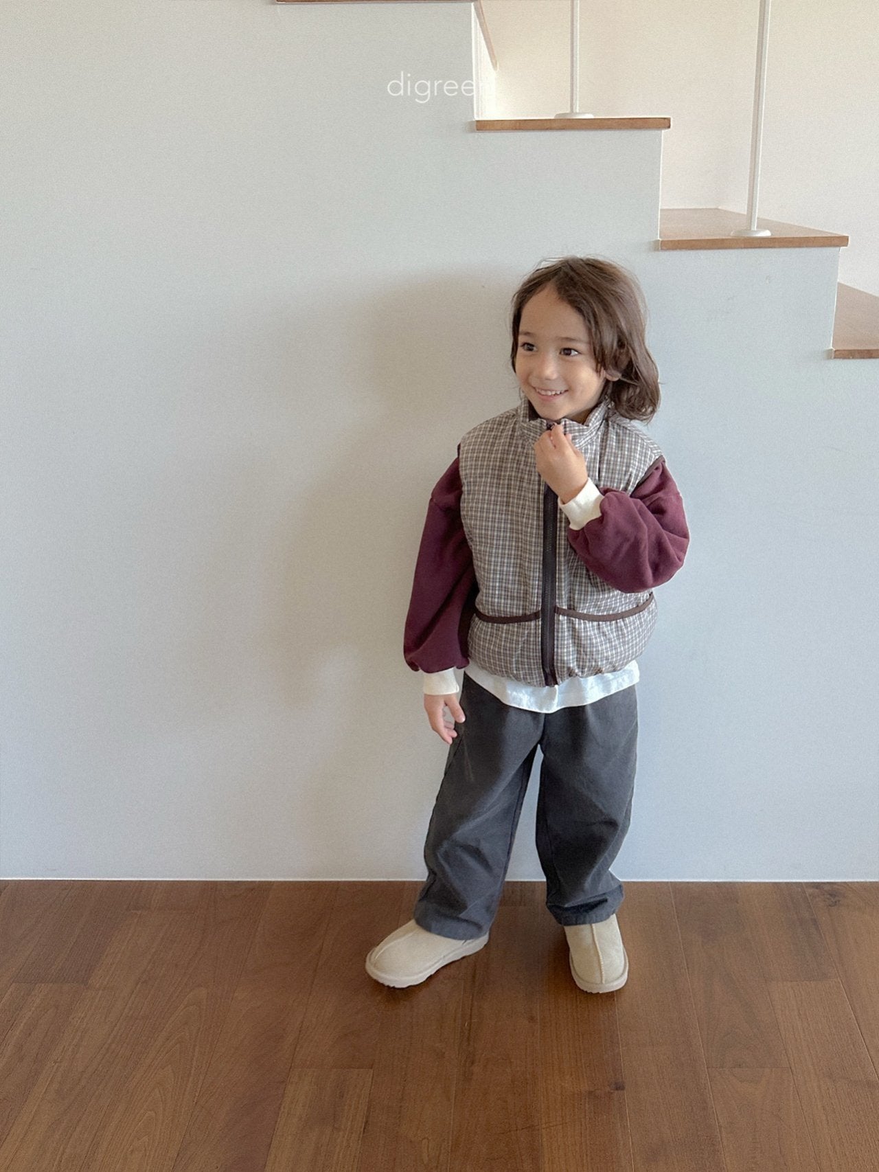 【予約】Minimal Pin Tuck Pants  /  digreen(S-XXL)