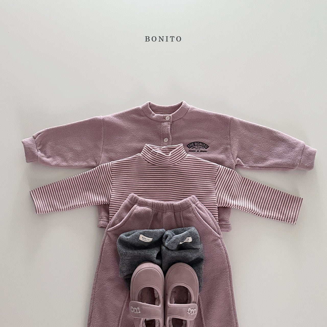 【予約】winter cardigan set up  /  bonito (12M-JM)