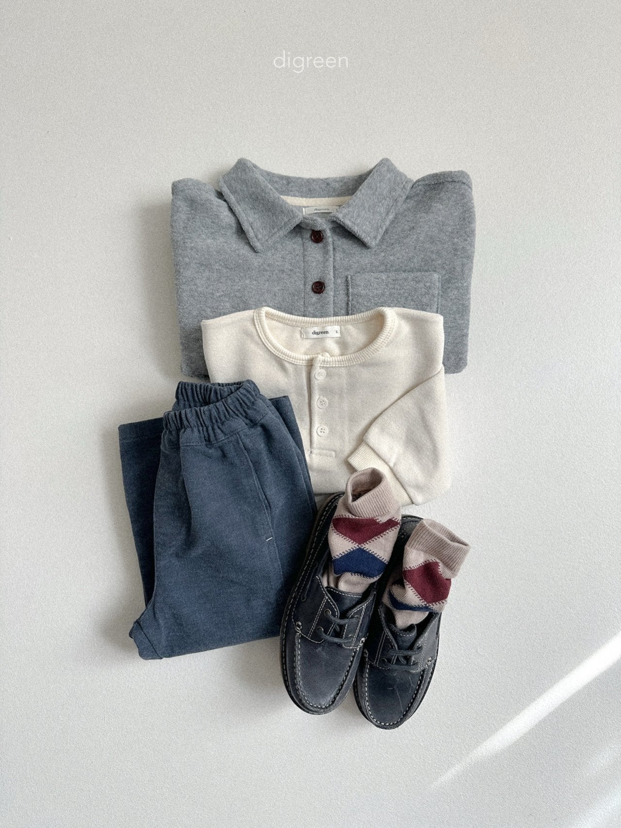 【予約】Argyle socks   /  digreen