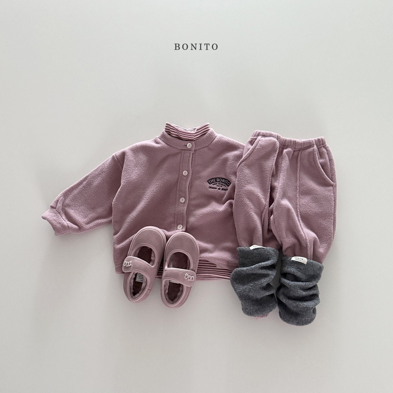 【予約】winter cardigan set up  /  bonito (12M-JM)