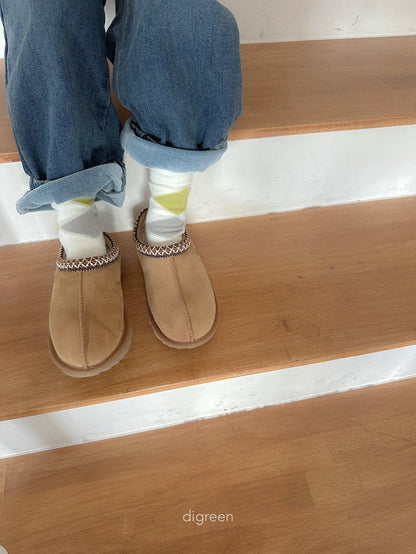 【予約】Argyle socks   /  digreen