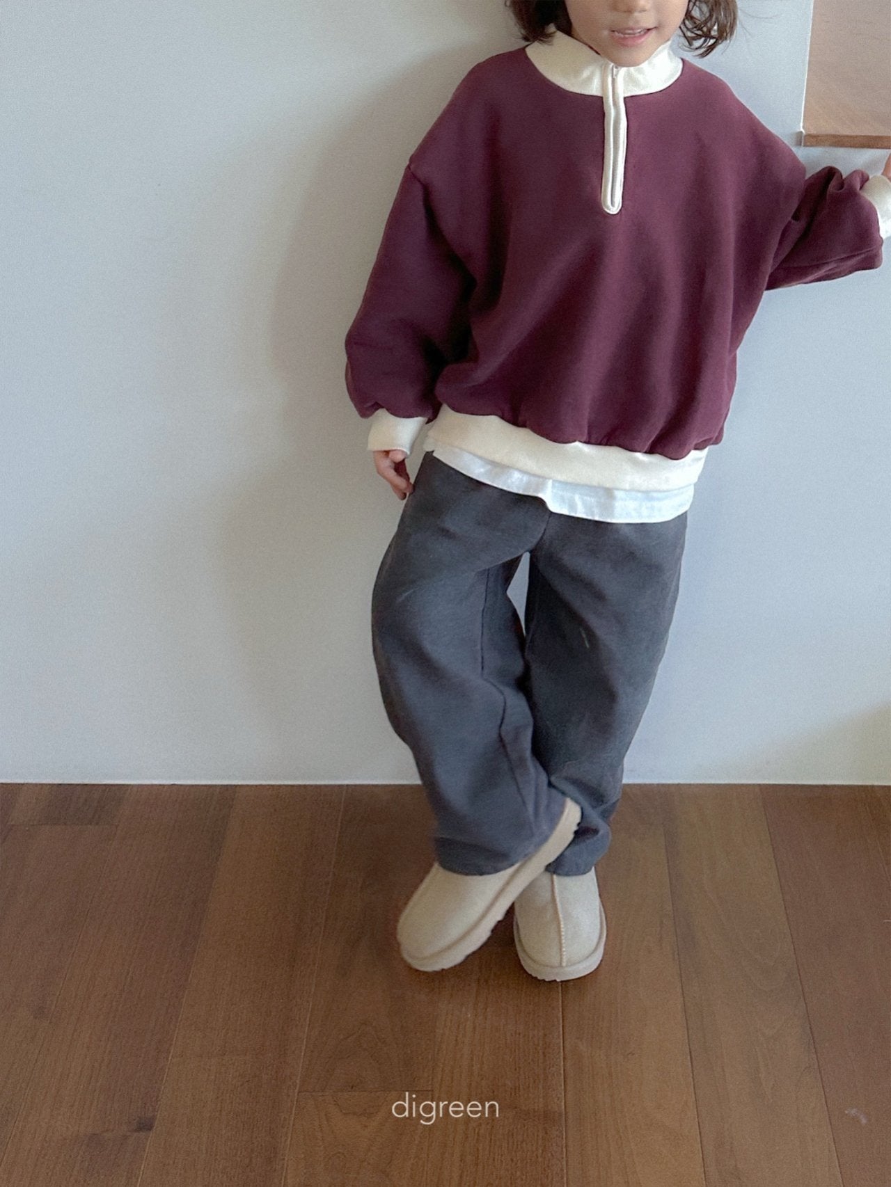 【予約】Minimal Pin Tuck Pants  /  digreen(S-XXL)