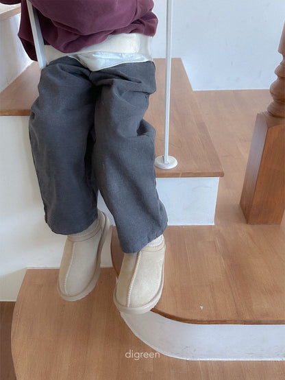 【予約】Minimal Pin Tuck Pants  /  digreen(S-XXL)