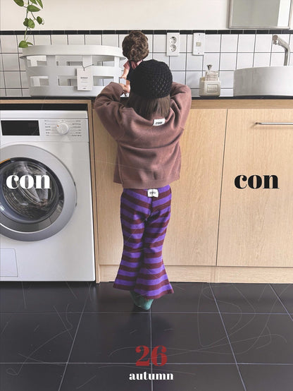 【予約】choco flare pants /  con