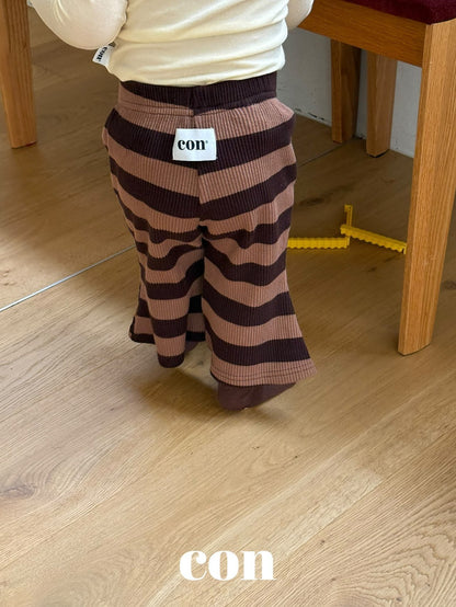 【予約】choco flare pants /  con