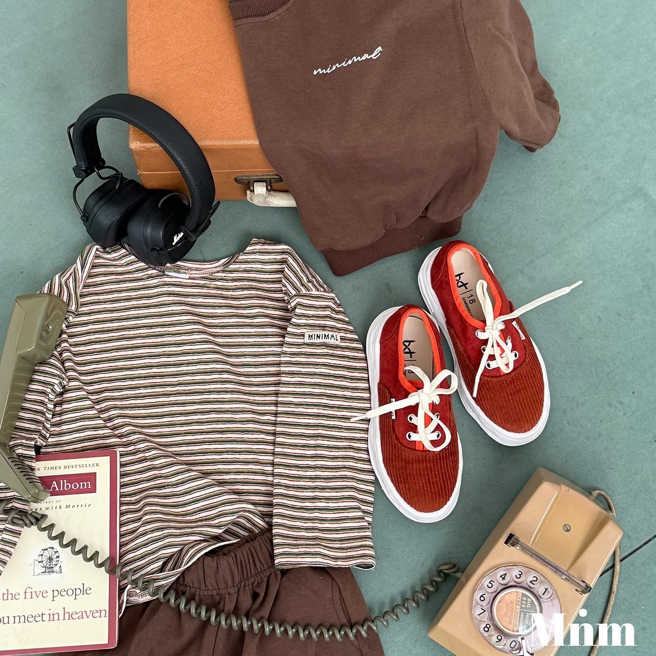 【予約】crayon stripe T / minimal (S-JM）