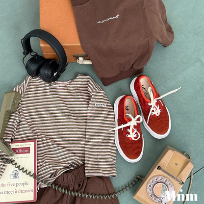【予約】crayon stripe T / minimal (S-JM）