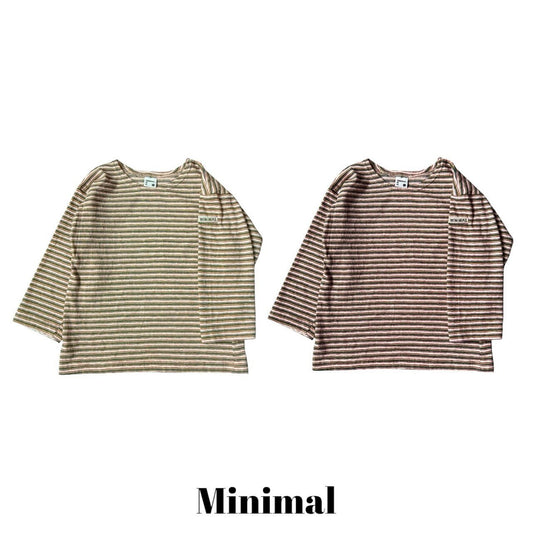 【予約】crayon stripe T / minimal (S-JM）