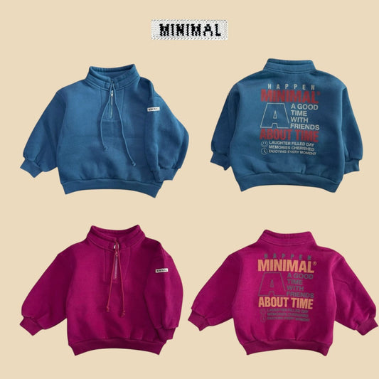 【予約】about half zipup mtm  / minimal (S-JM)