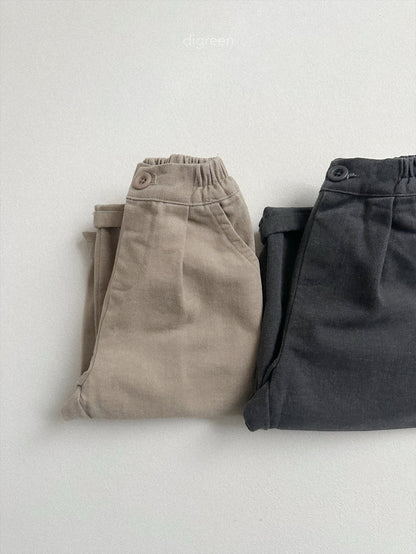 【予約】Minimal Pin Tuck Pants  /  digreen(S-XXL)