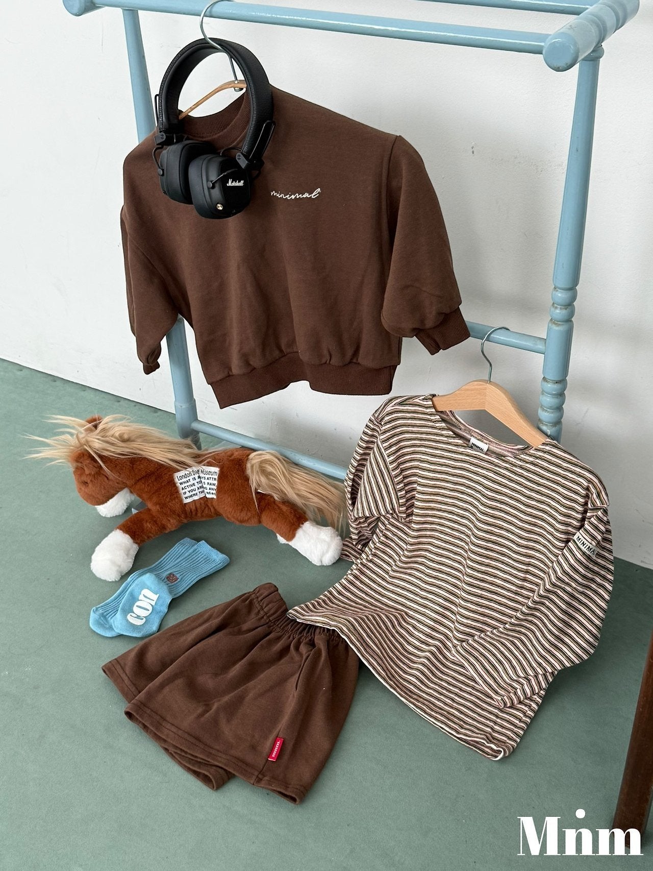 【予約】crayon stripe T / minimal (S-JM）