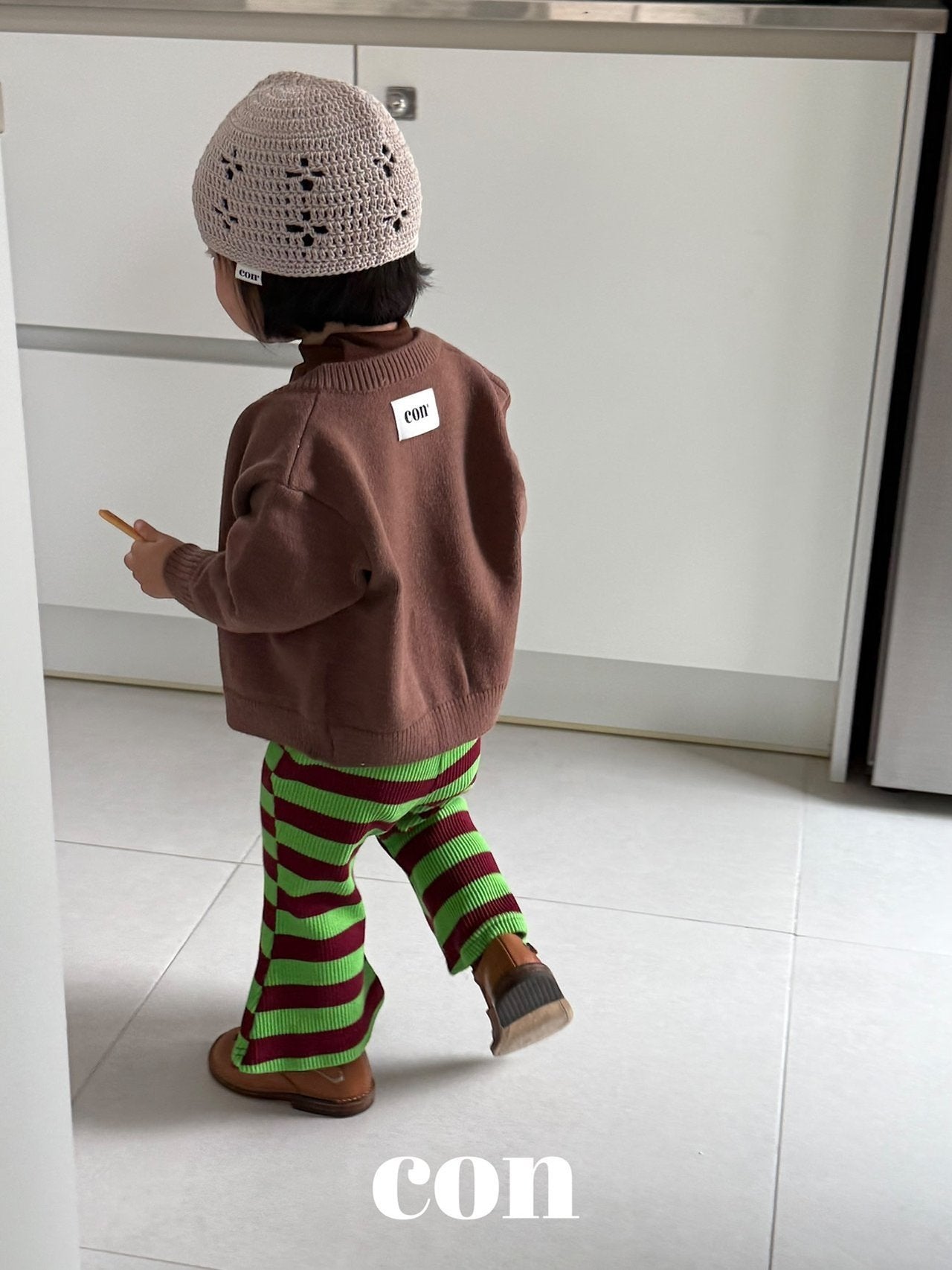 【予約】choco flare pants /  con
